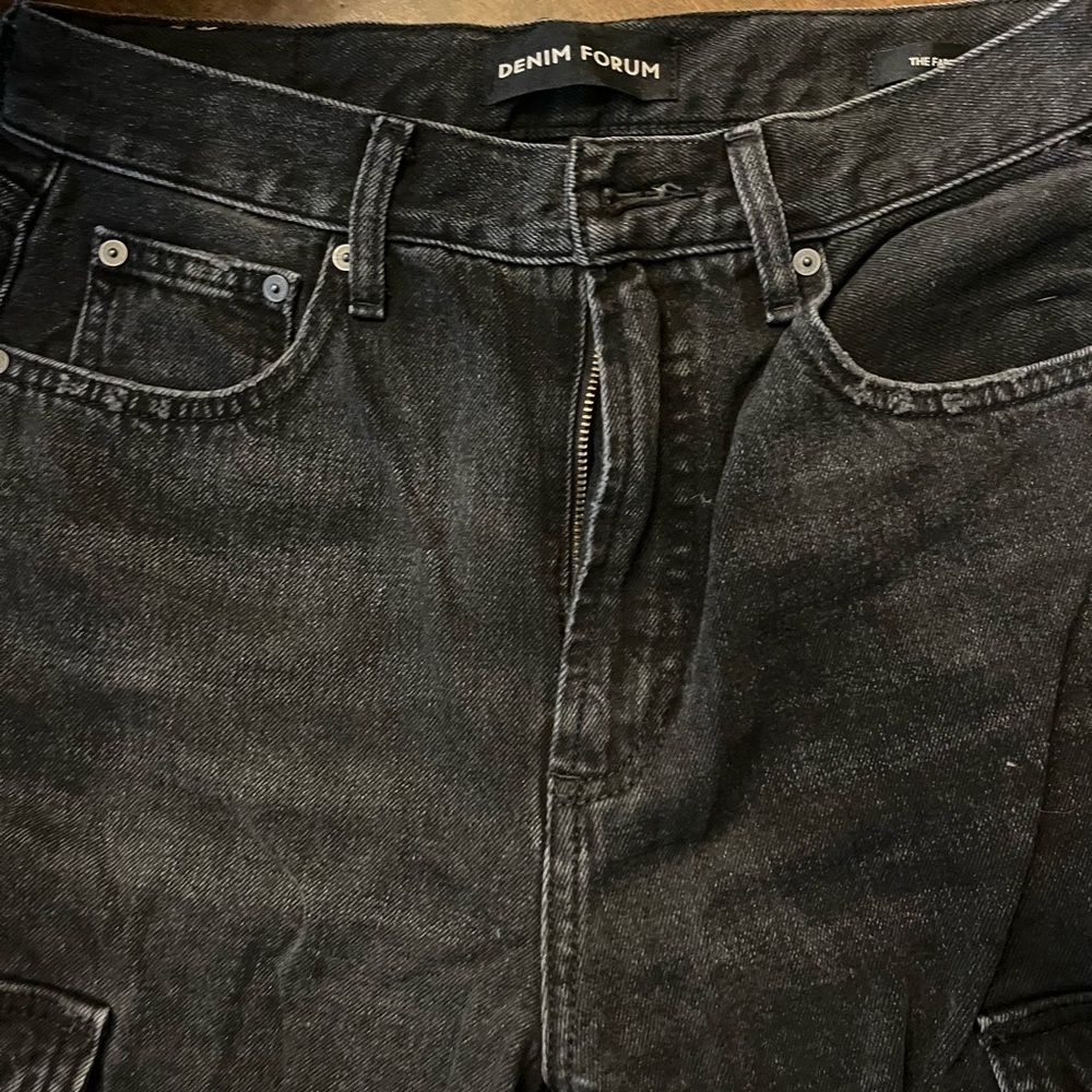 Denim Forum Farrah Cargo Jeans - Picture 5 of 6